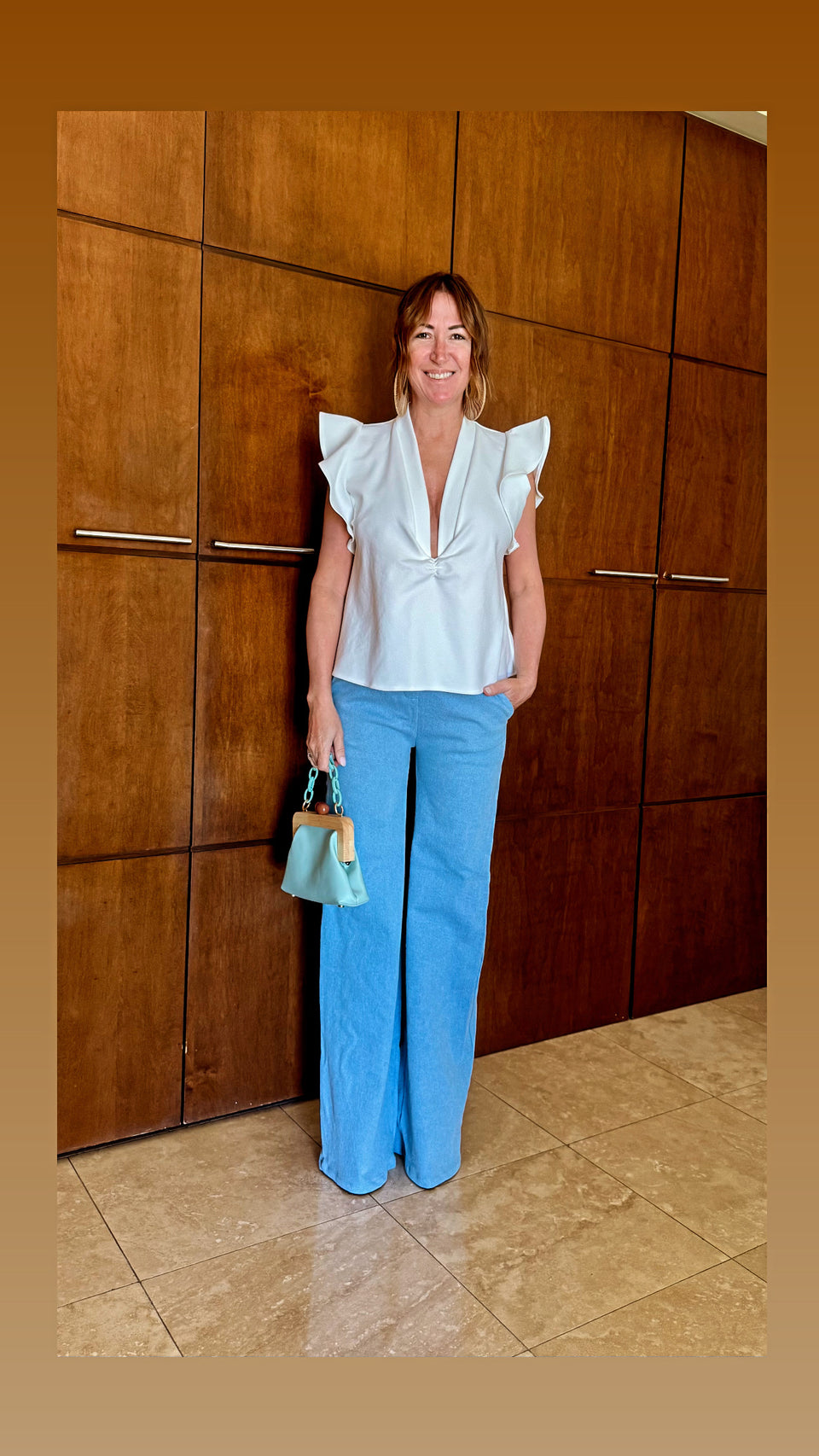 Camisole Décolletée Crème