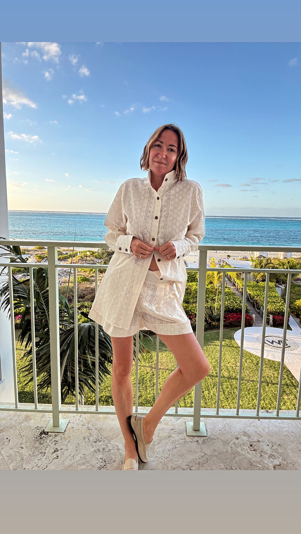 Chemise crème