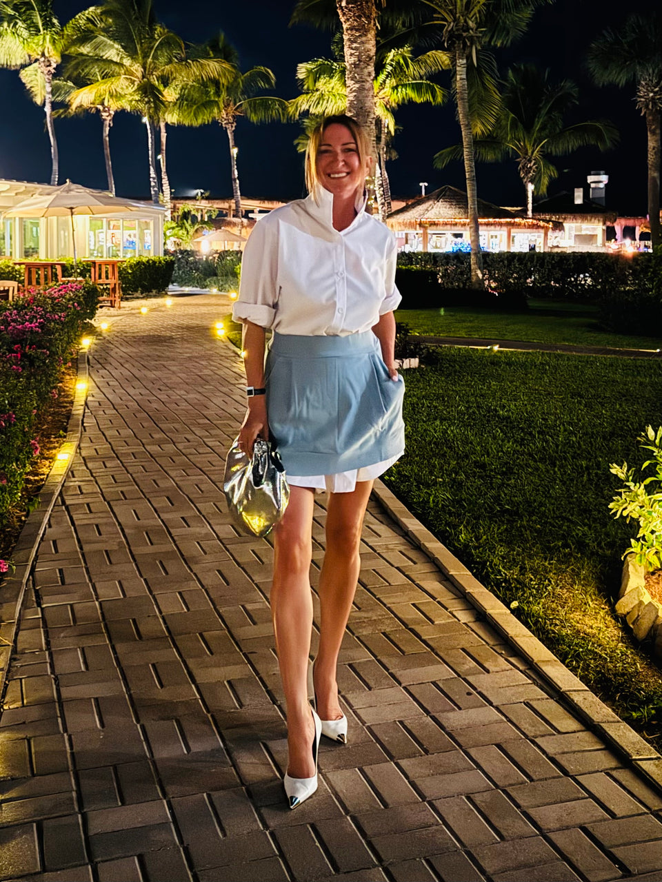 Robe chemise blanche