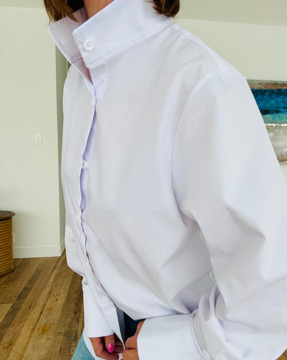 Chemise blanche Mao