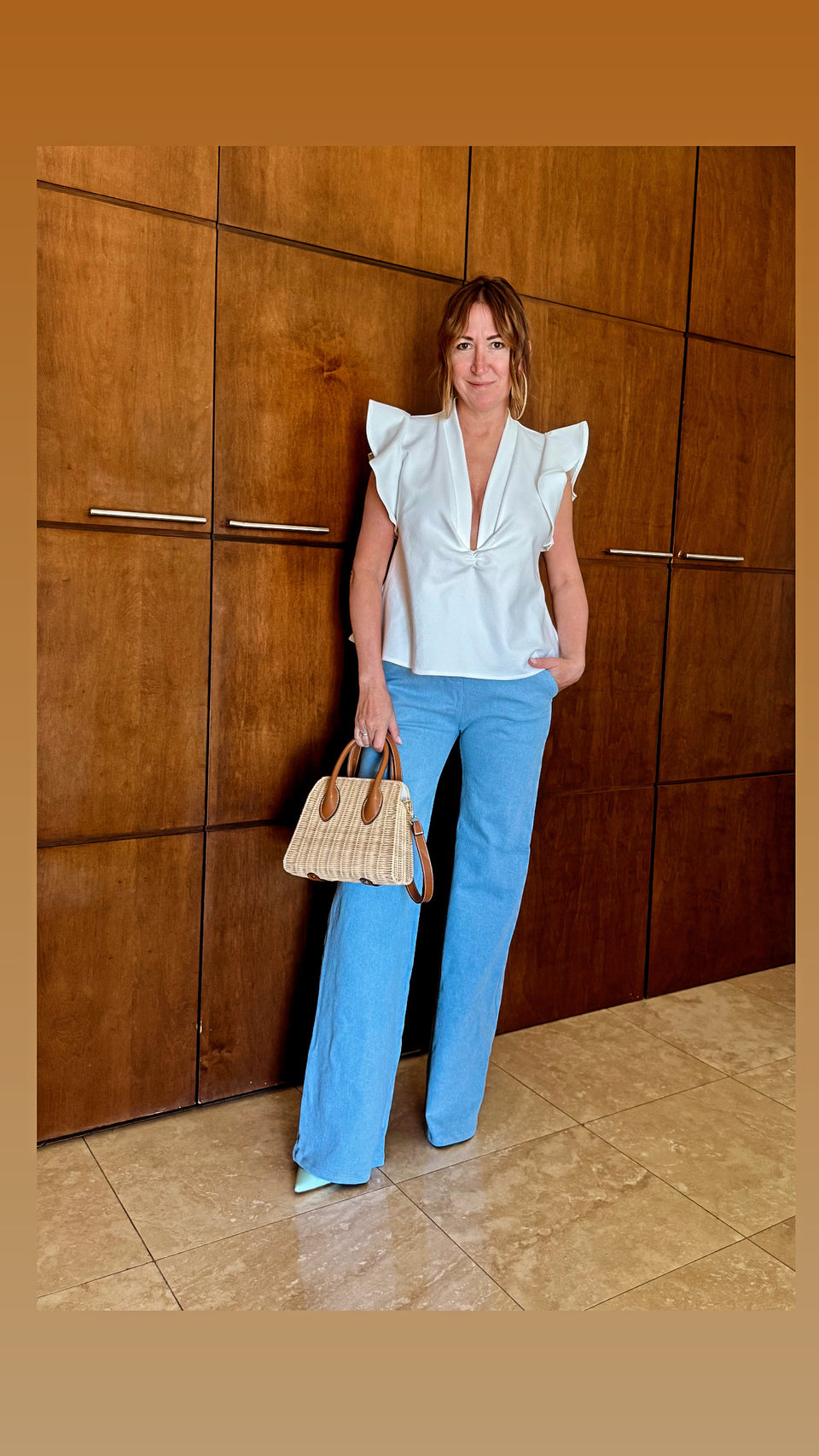Camisole Décolletée Crème