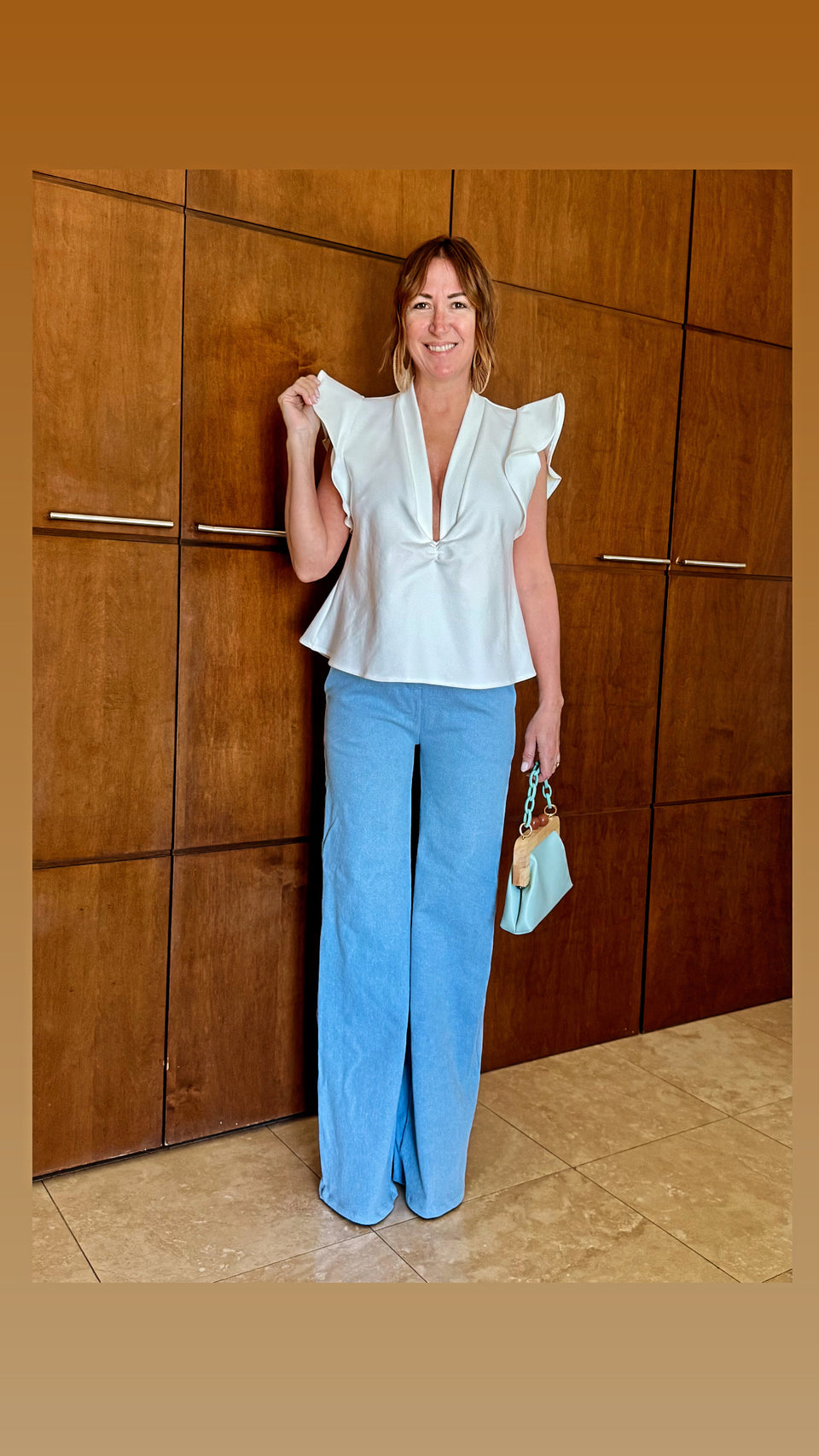 Camisole Décolletée Crème