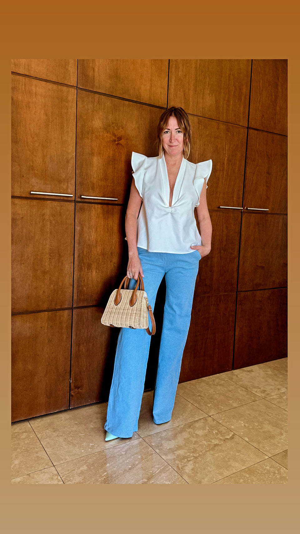 Camisole Décolletée Crème