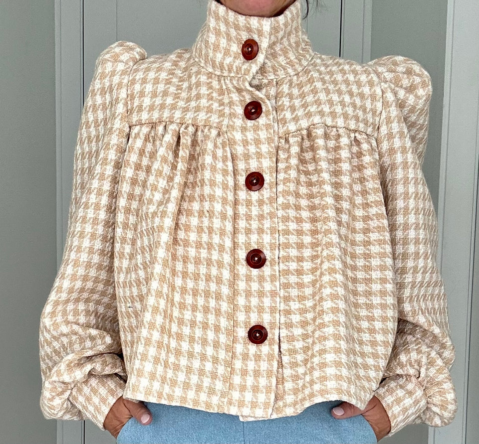 Veston tweed beige