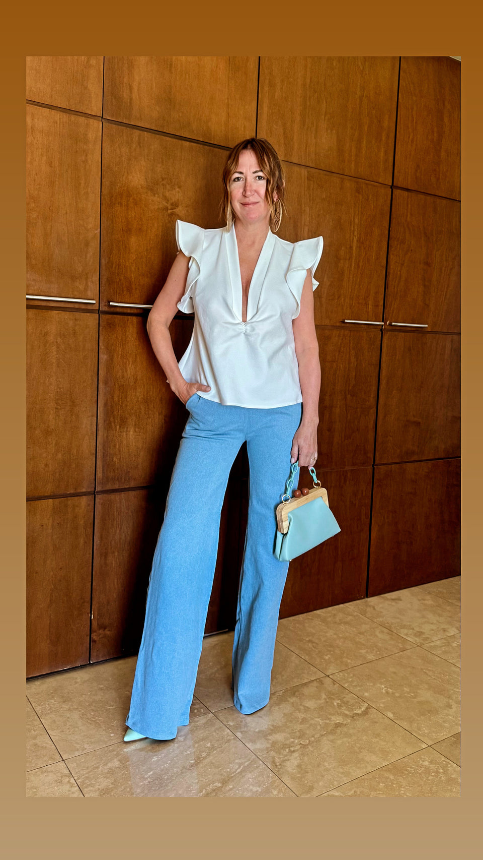 Camisole Décolletée Crème