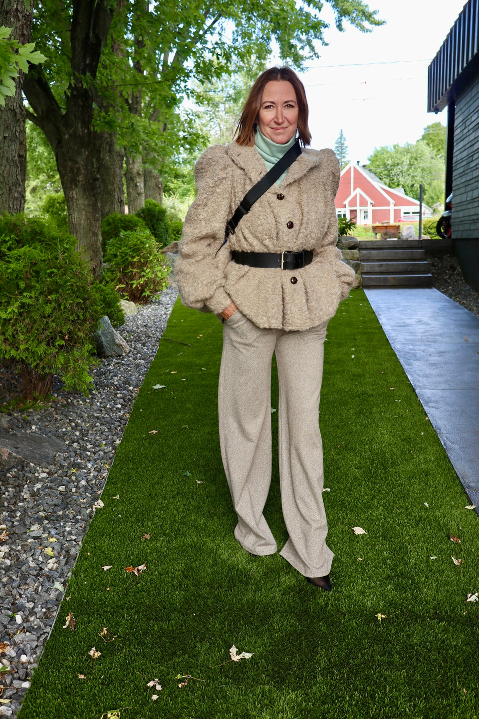 Manteau Franny taupe