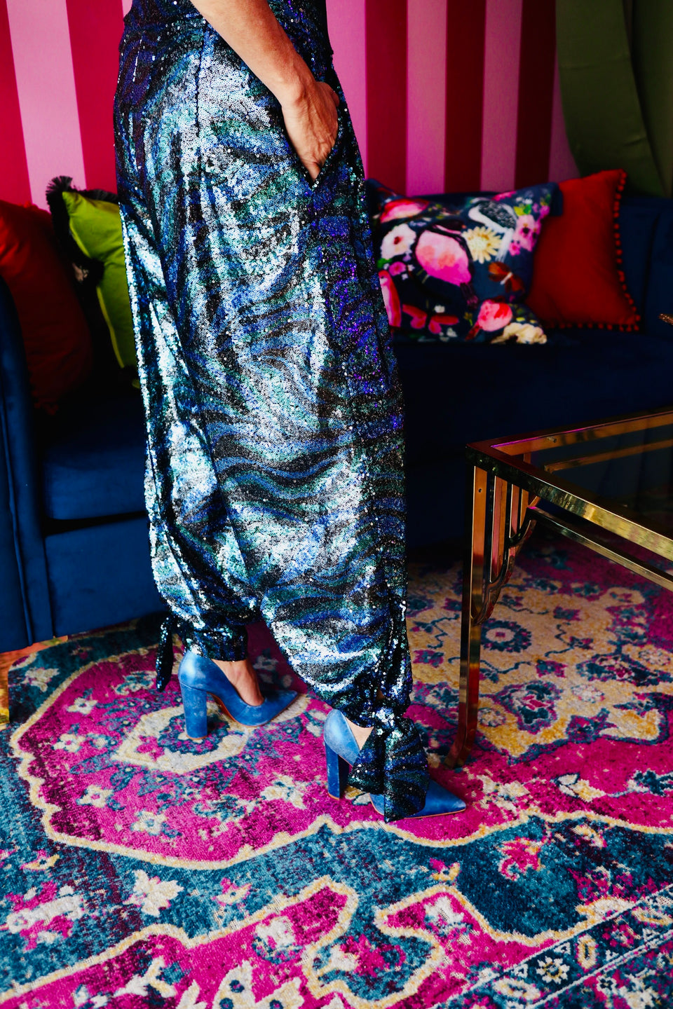 Pantalon paillettes