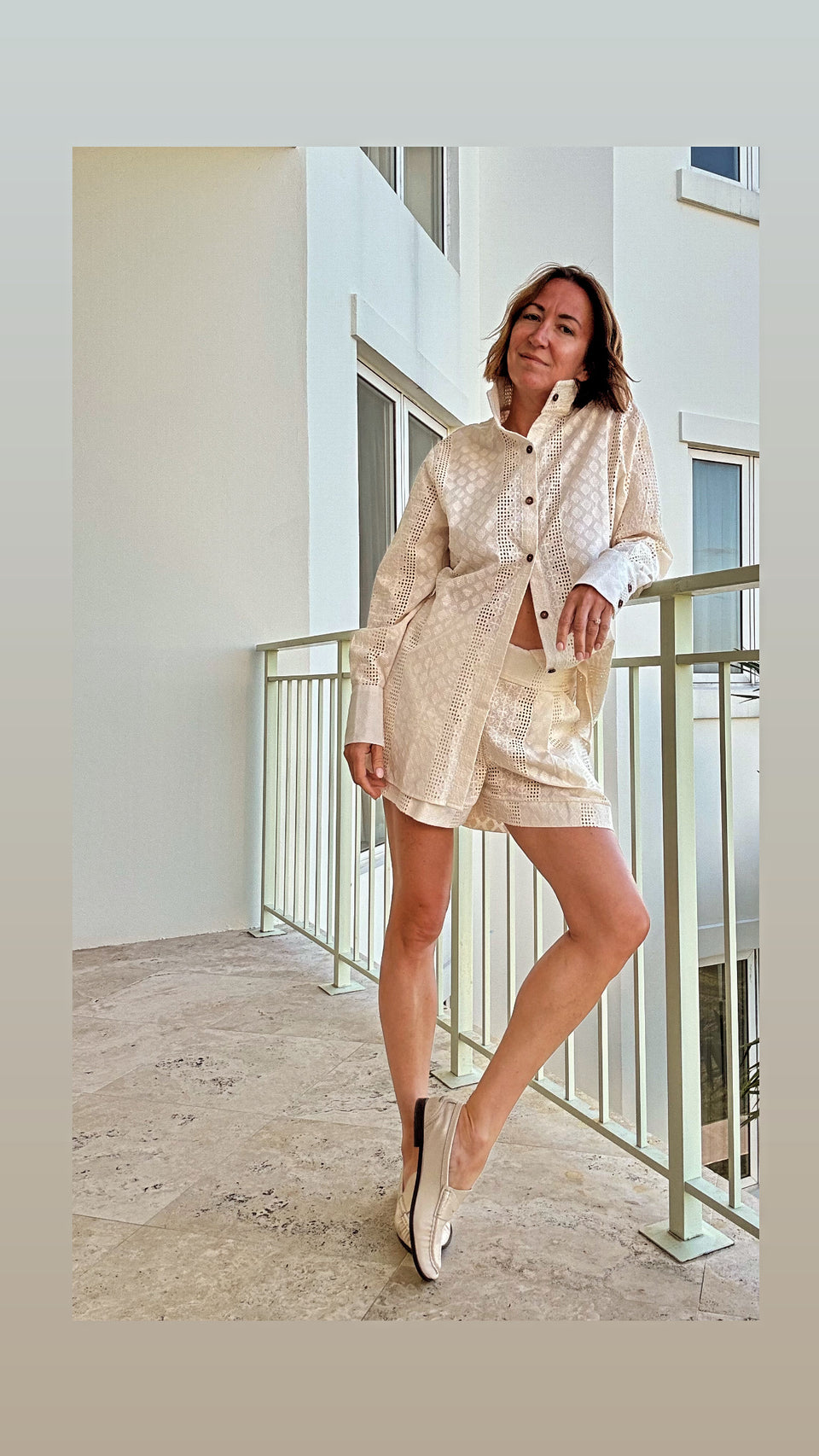 Chemise crème
