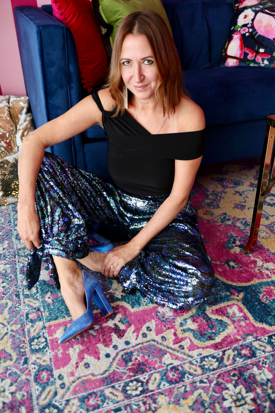 Pantalon paillettes