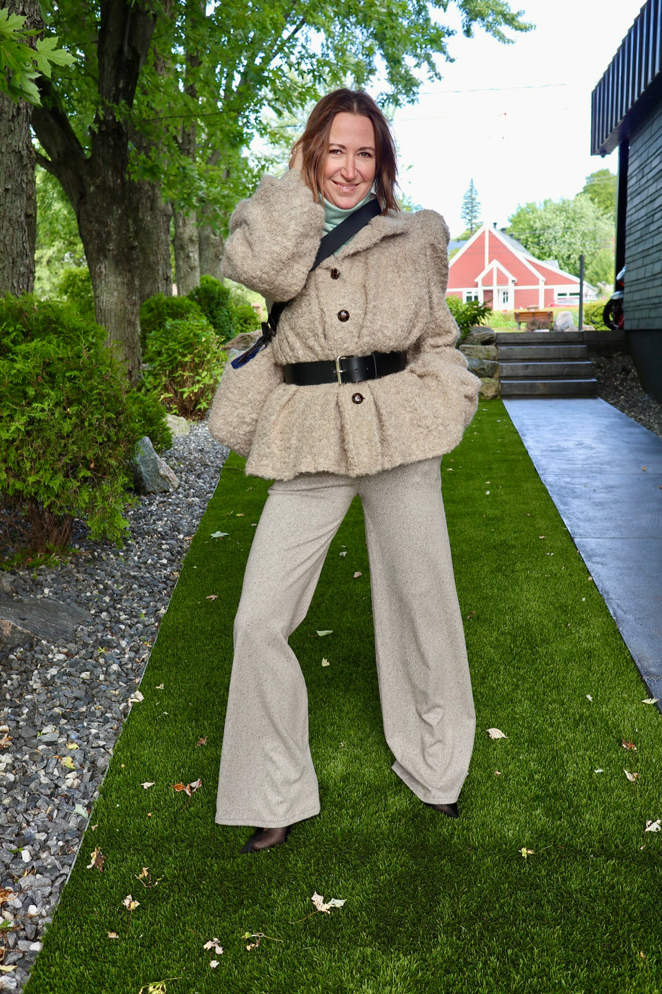 Manteau Franny taupe