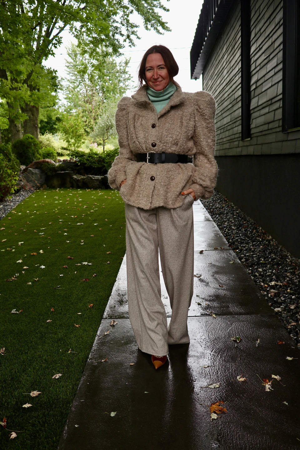 Manteau Franny taupe