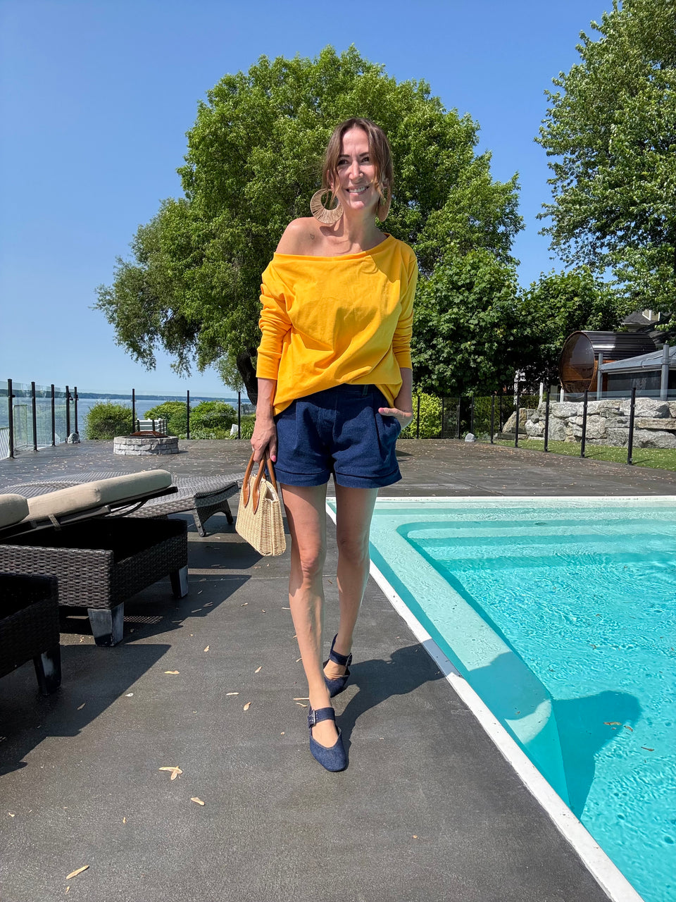 Top une épaule Soleil