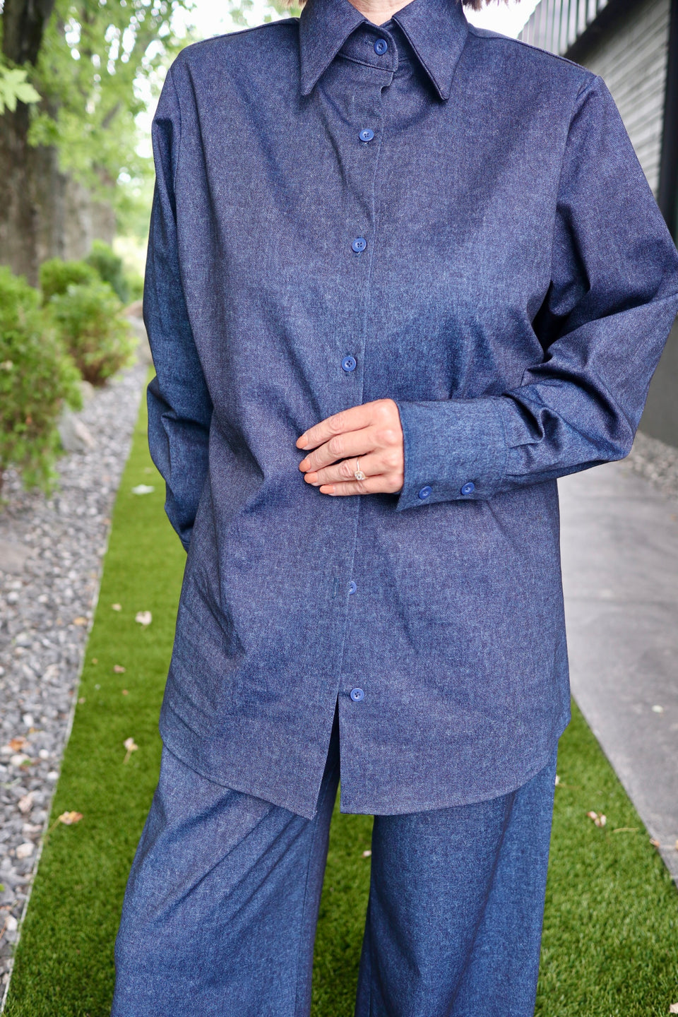Chemise Jill effet denim