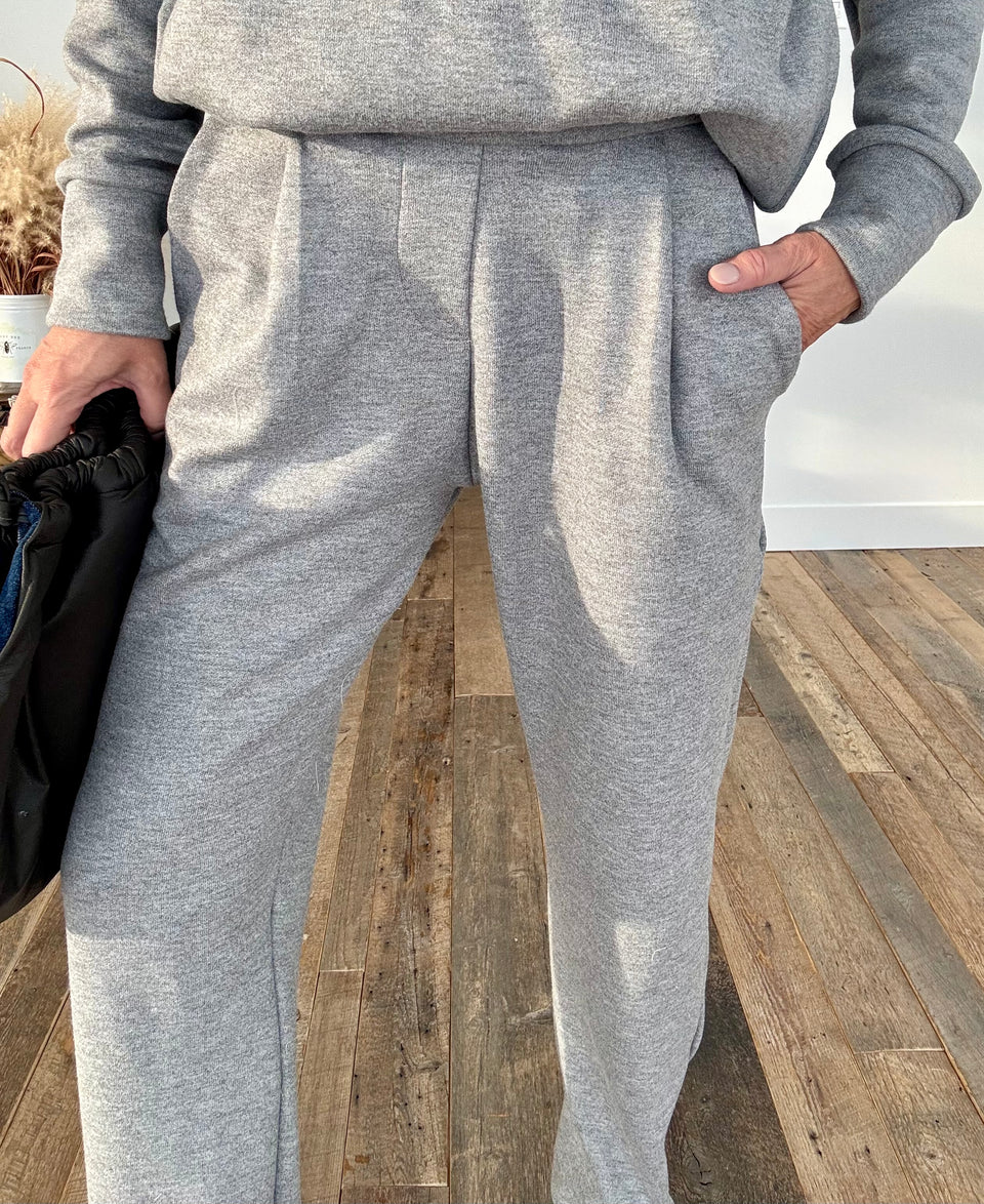 Pantalon gris décontracté