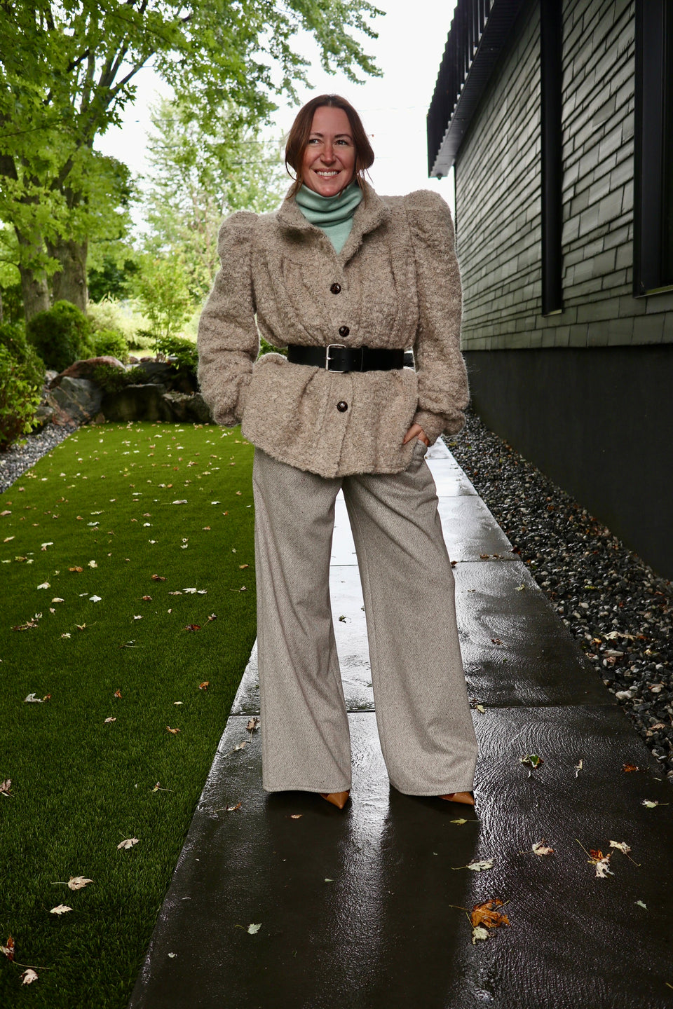 Manteau Franny taupe