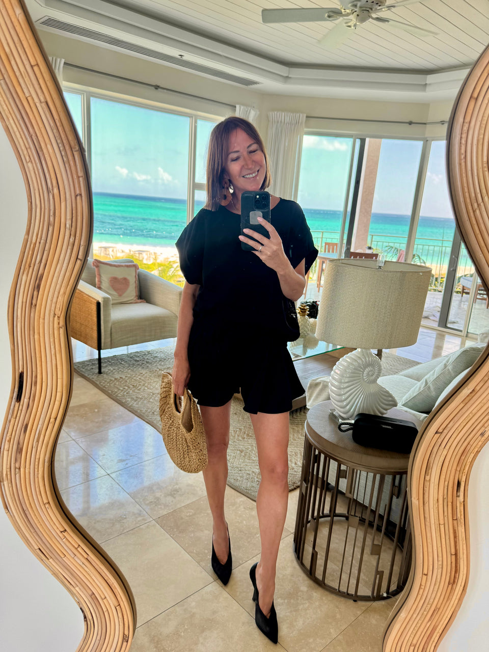 Camisole noir dos dentelle