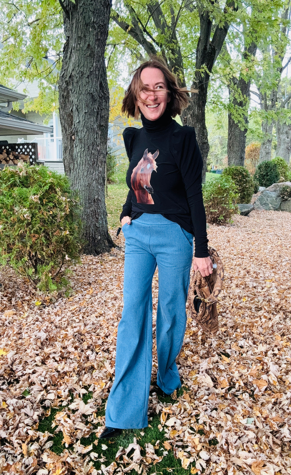 Jeans 70’s bleu