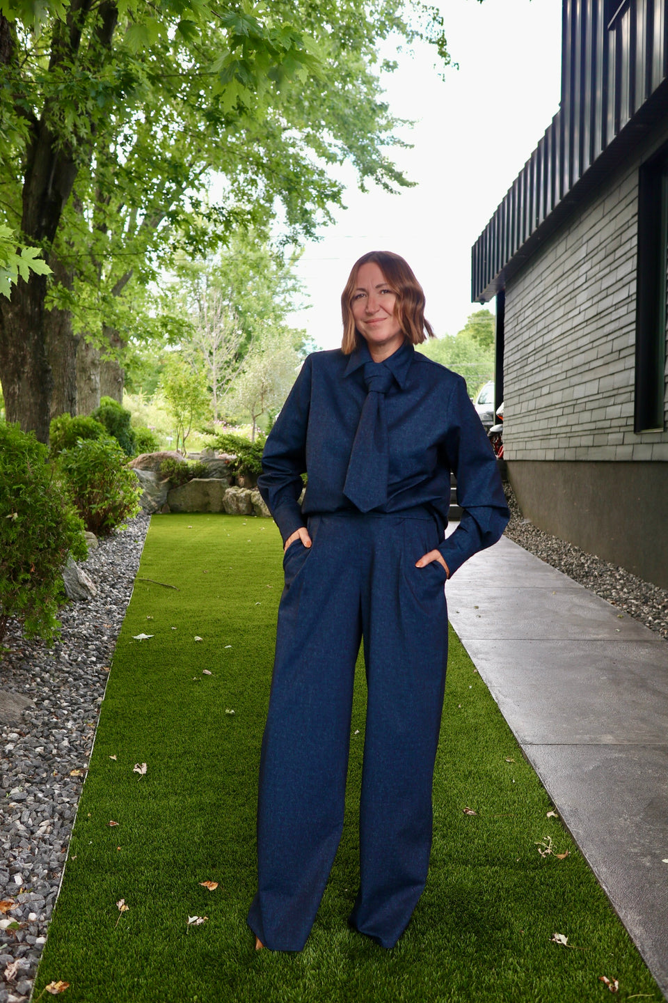 Chemise Jill effet denim