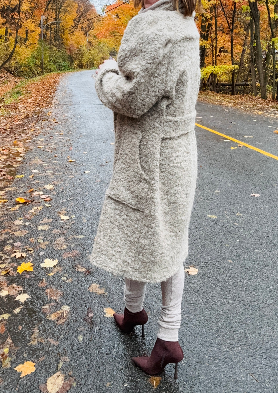 Manteau London taupe