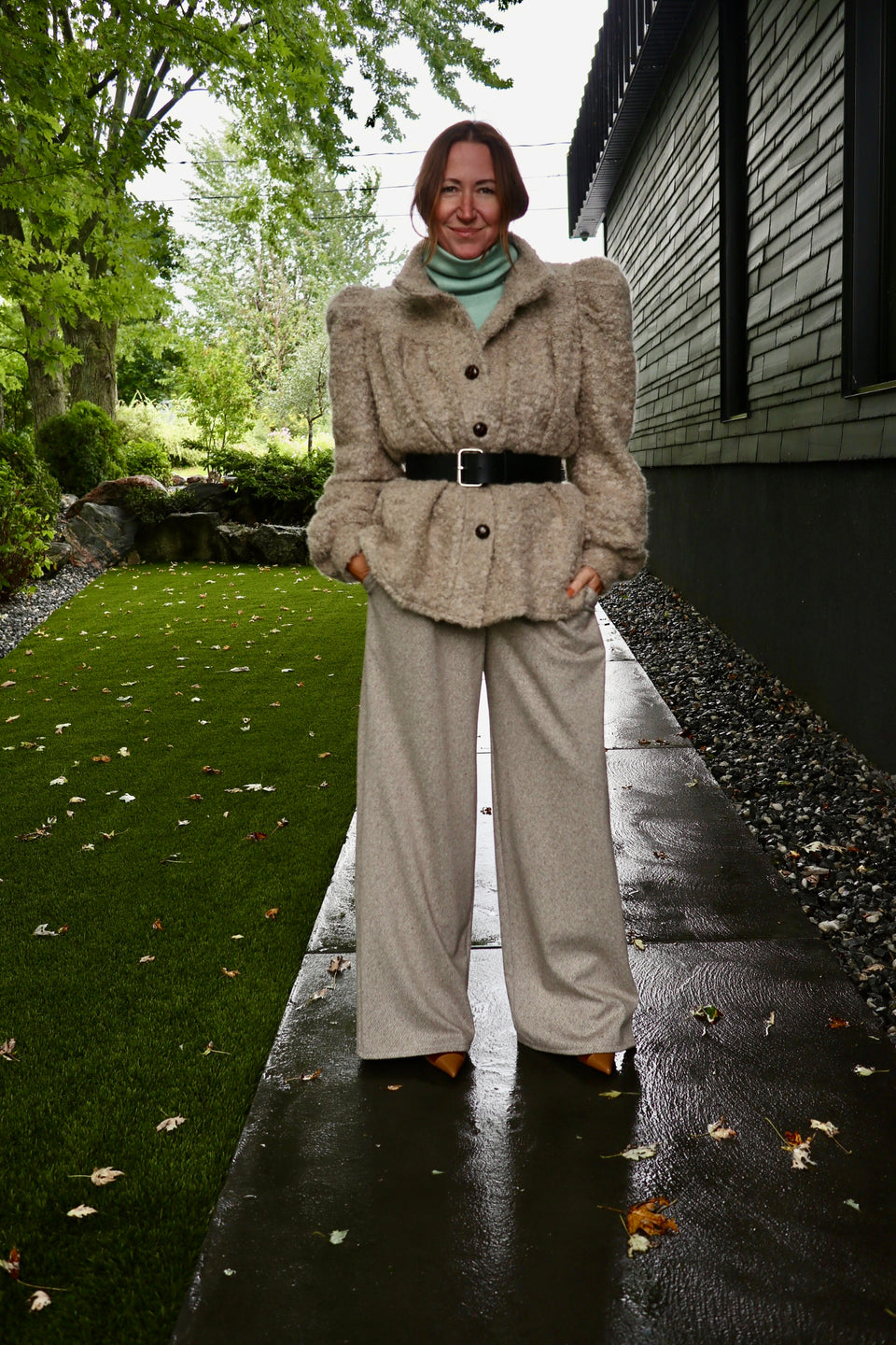 Manteau Franny taupe