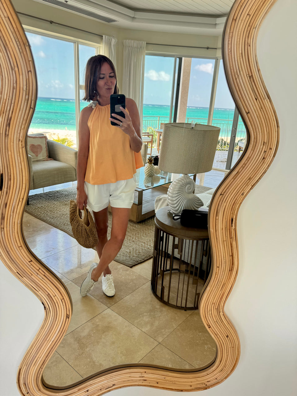 Camisole matelot Tangerine