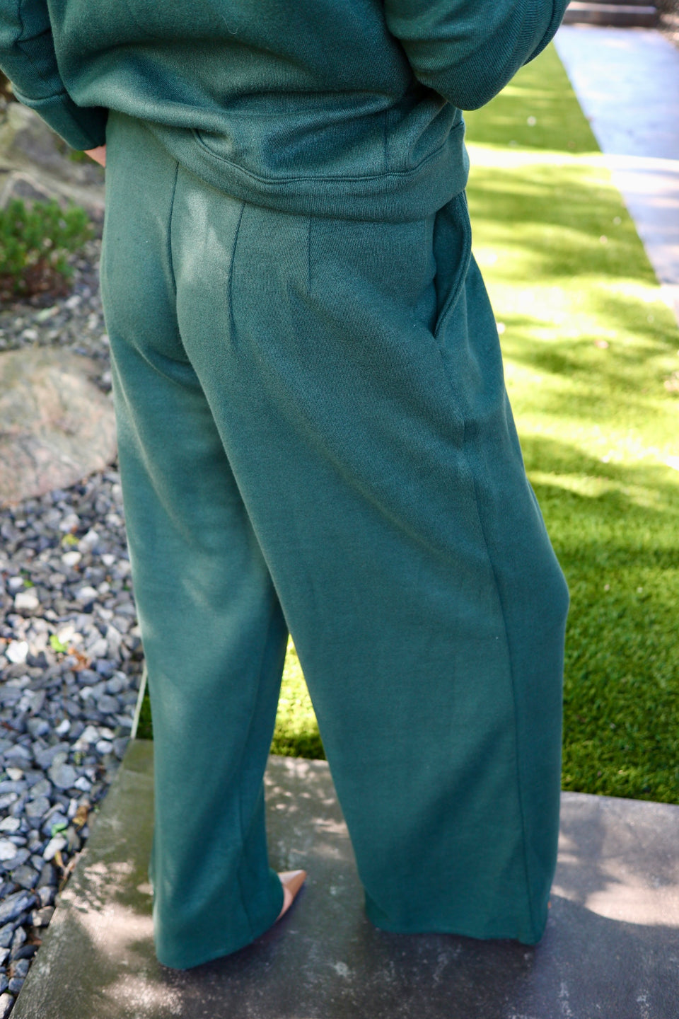 Pantalon Jill gris vert forêt