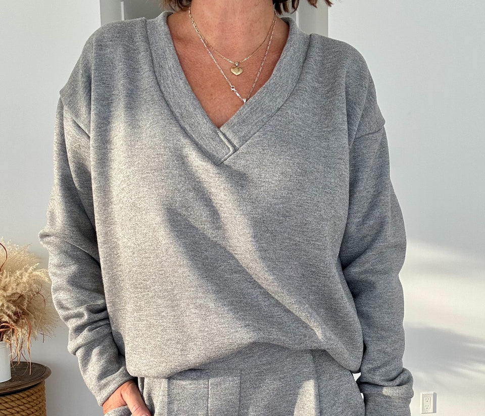 Chandail gris V